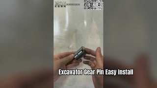 20X-26-21230 Cor preta PC60-5 Excavador Pin de engrenagem de balanço Fácil instalação
