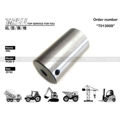 20X-26-21230 Cor preta PC60-5 Excavador Pin de engrenagem de balanço Fácil instalação