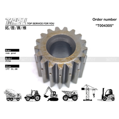 Ver imagem PC56 Escavação balanço 2 estágio Sun Gear em máquinas de escavação com material de aço