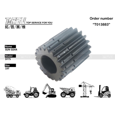 Motor de viagem de escavadeira para SY75 Excavator Travel 2 Stage Sun Gear para máquinas