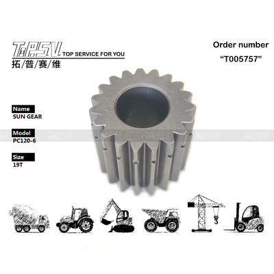 Engrenagem Solar de 2 Estágios de Deslocamento da Escavadeira PC120-6 com Manutenção de Óleo da Engrenagem