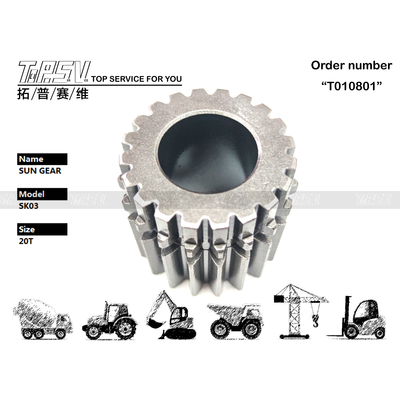Engrenagem Solar de Giro da Escavadeira SK03 de 2 Estágios com Alta Durabilidade Ver Imagem