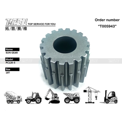 203-27-53310 Motor de Engrenagem Solar de 2 Estágios de Deslocamento PC120-5 Com Sistema de Transmissão de Escavadeira