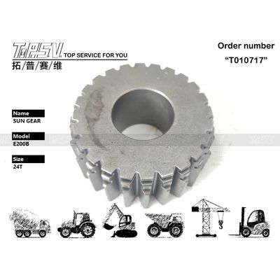 096-0583 Máquinas de Escavadeira Usadas E200B Escavadeira de Deslocamento Caixa de Engrenagens Solar de 2 Estágios na Cor Preta