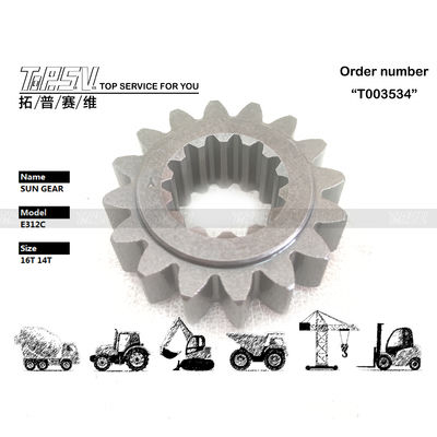 191-2611 Compatível com Vários E312D Excavador Balanço 1 Estágio Solar Modelos de Engrenagem Excavador Redutor Peças de Engrenagem Transporte Embalagem Saco Dealing