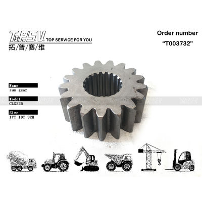 41A0112 Excavadora de alta precisão CLG225 Swing 1 estágio Sun Gear Partes do motor e prontas para envio imediato