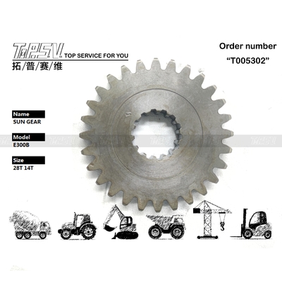 Peças de engrenagem redutora de escavadeira de aço R300-5 para mineração de energia e material durável