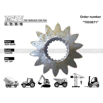 Peças do Motor do Engrenagem Solar de 1 Estágio do Giro da Escavadeira CLG200 de Alta Durabilidade para Equipamentos de Construção