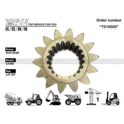 Depende do tamanho CS460 Excavator Swing 1 estágio Sun Gear para alta durabilidade Excavator sistema de transmissão