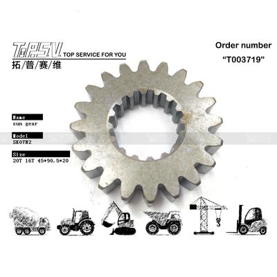 Acionamento do motor hidráulico SK07N2 da escavadeira, giro, engrenagem solar de 1 estágio e pronto para uso imediato