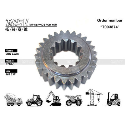 Depende do tamanho R210-3 Excavator Swing 1 estágio Sun Gear para desempenho confiável em máquinas pesadas