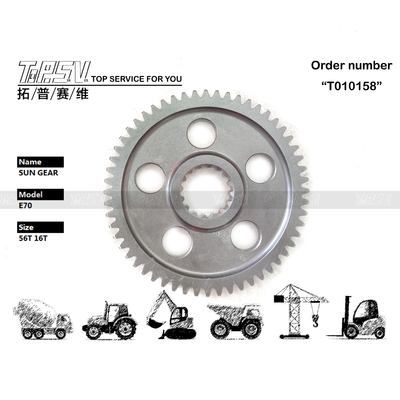 Redutor Planetário Tipo E70 para Giro de Escavadeira - Engrenagens Solares com Alta Durabilidade