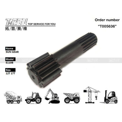 Redutor planetário SH265 Excavadora Viagem 1 estágio Sun Gear para eficiência ideal em máquinas pesadas