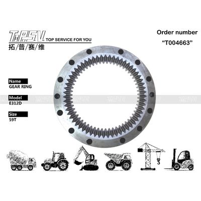 191-2613 Motor Hidráulico de Acionamento E312D Caixa de Anel de Engrenagem de Giro para Escavadeira para Máxima Produtividade e Desempenho em Escavação