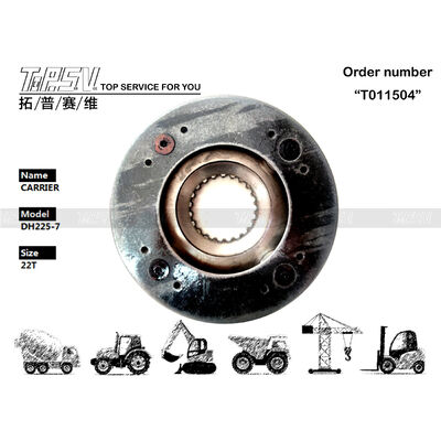 100502-00001 Negro DH225-7 Escavação balançar 1 estágio transportador com instalação de malha de engrenagem adequado para máquinas pesadas durável e de longa duração