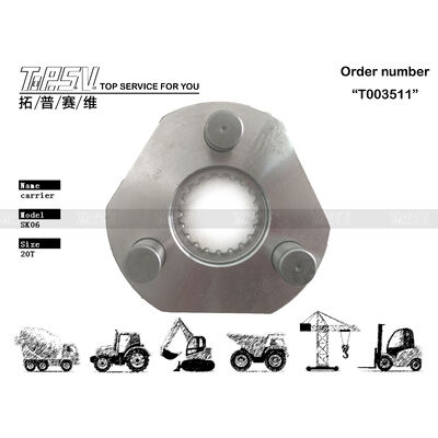 2413N459F1 Compatível com SK06 Excavator Swing 1 Stage Carrier Device Design robusto para mobilidade da escavadora Tamanho do pacote Depende do tipo de embalagem