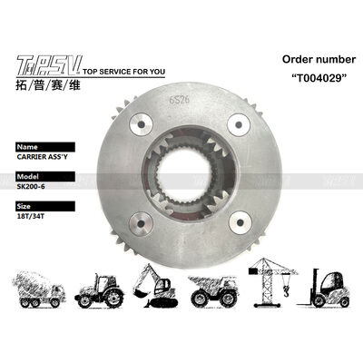 Peças ASSY do transportador de 2 estágios do giro da escavadeira SK200-5 para peças sobressalentes da escavadeira com acionamento do giro
