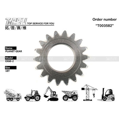 EX60-3 Excavadora de balanço de 1 estágio Equipamento planetário com tratamento térmico 3051679