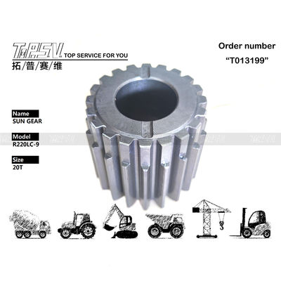 39Q6-12240 Swing R220-9 Excavadora Sun Gear 2 estágio Alta precisão Fácil instalação