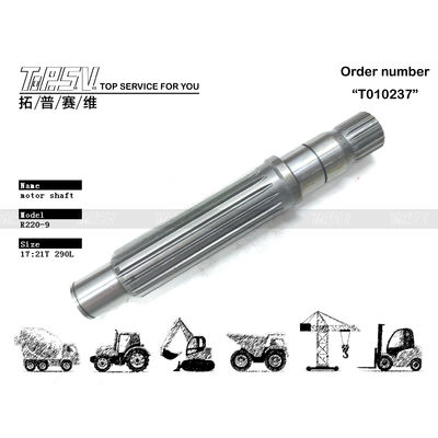 39Q6-41180 Eje de motor de viagem hidráulica de precisão para máquinas de escavação R220-9