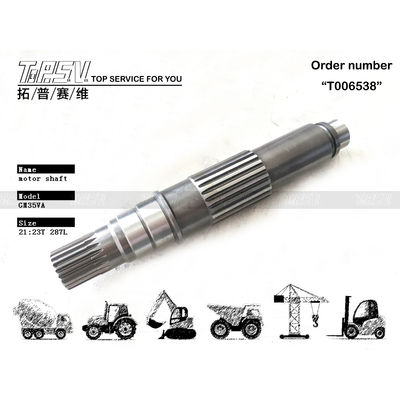 XKAH-00410 Durabilidade e resistente ao desgaste tratado termicamente GM35VA Excavador Drive Motor Shaft