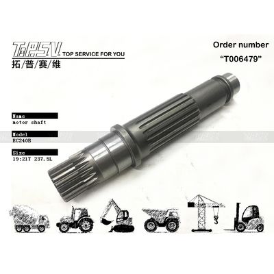 Resistente ao desgaste Tratado termicamente EC240B Excavadora Viagem Motor hidráulico eixo de acionamento VOE14621702
