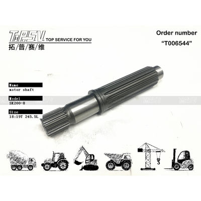 Resistente ao desgaste SK210-8 Viagem de escavadeira eixo de motor hidráulico para escavadeira YN15V00037S102