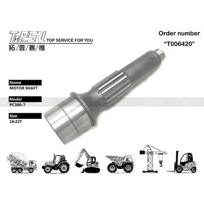 PC300-7 Excavadora Motor Hidráulico eixo de aço para motor de engrenagem 708-8H-32120