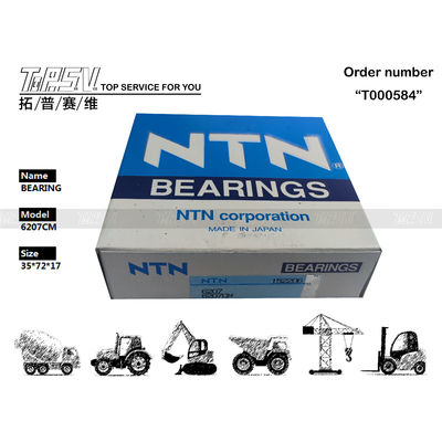 BB6207 6207CM Excavadora Rolamento de Esferas de Canos Profundos para Reparação de Máquinas