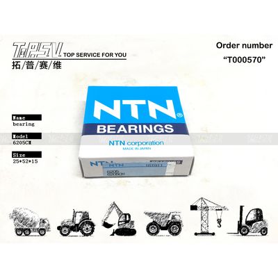 0397902 6205CM Excavadora Rolamento de Esferas de Canos Profundos para Motor de Acionamento Final