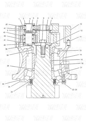 Bolt On Excavator Hidráulico Swing Drive Catálogo para rotação suave