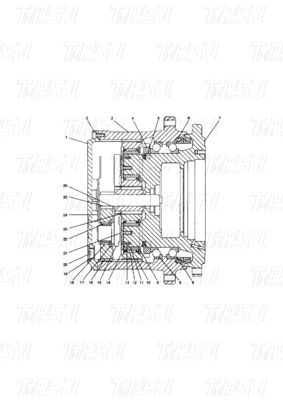 Bolto na instalação 136-2850 E315B Excavadora Travel Drive Catalog Motor com Redutor Planetário