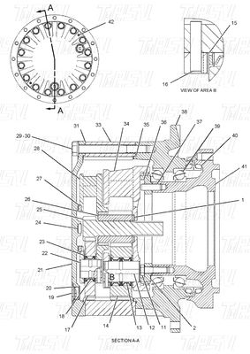 Black Hydraulic 191-3234 E320B Excavator Travel Drive Catalog Motor para Reparação de Equipamentos Pesados