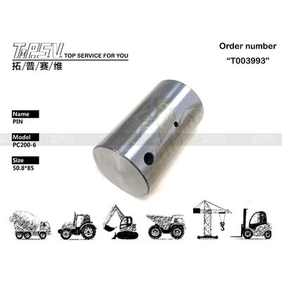 Força 20Y-26-21320 PC200-6 Escavação Balanço 2Etapos Pin Aço Preto Cor Fácil de Instalar Para Oficinas de Reparação de Máquinas