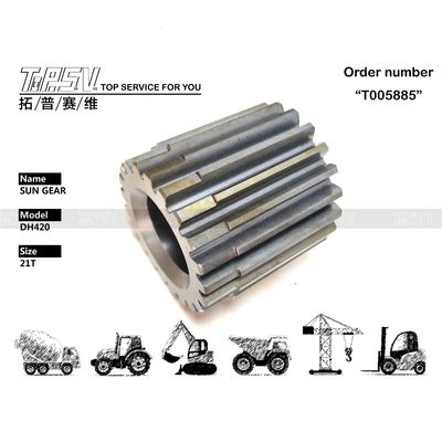Durabilidade Aço preto DH420-7 Excavadora Viagem 2 Etapa Motor de Acionamento de Engrenagem Solar Para Acionamento de Motor Hidráulico