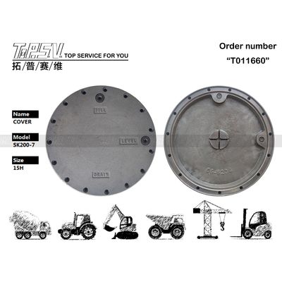 YN53D00008S001 Motor hidráulico SK200-7 Excavadora Drive Final Cover caixa de engrenagens para transmissão de potência ideal