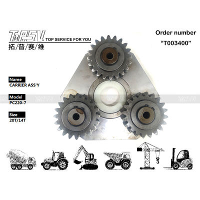 Redutor planetário e motor hidráulico PC220-7 Excavadora 1 estágio transportador ASSY para desempenho suave