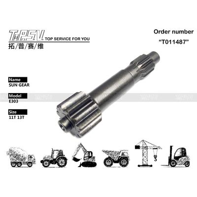 Instalação sem esforço E303 Excavator Travel 1 Stage Sun Gear Gear Box para oficinas de reparação de máquinas