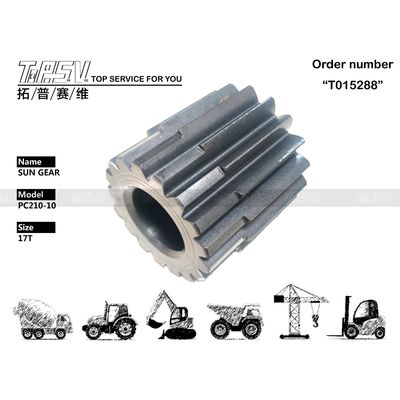 Origem PC210-10 Excavadora Viagem 2 Etapa Sun Gear para máquinas de escavadeira usadas Usadas