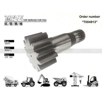 Mineração de energia 2023206 EX60-1 Excavadora Swing Pinion Drive Parts em cor preta para desempenho