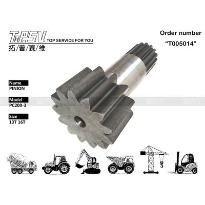 Compatibilidade Compatível com 205-26-71393 PC200-3 Excavadora Balanço Pinion Marcas e Modelos Excavadora Viagem Peças do motor Usadas em Máquinas Excavadoras