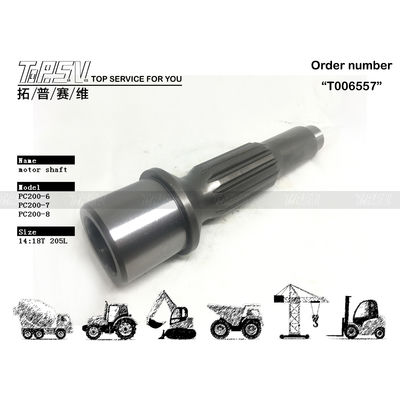 708-8F-32110 Compativel PC200-6 Excavador Final Drive Motor Shaft Ideal para máquinas de escavadeira e várias marcas