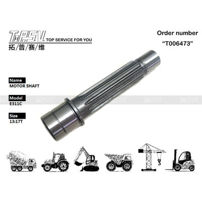 165-5803 Fabricados Outros E311C Partes de eixos de motor de viagem de escavadeiras para sistemas de transmissão de escavadeiras