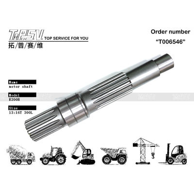096-4372 Tratamento térmico de aço E200B Excavadora Viagem de motor para o eixo de desempenho superior e longevidade