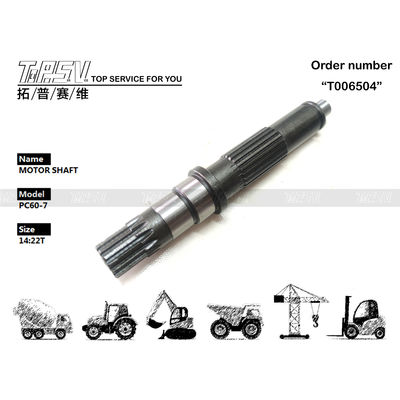 TZ500D2002-00 Instalação de malhas de engrenagem PC60-7 Excavadora de viagem Peças de bomba de eixo de motor com alta precisão e compatibilidade