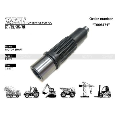 307-4176 Alta Durabilidade E307C Excavadora de Viagem Pampas de eixo de motor Partes com manutenção e óleo de engrenagem