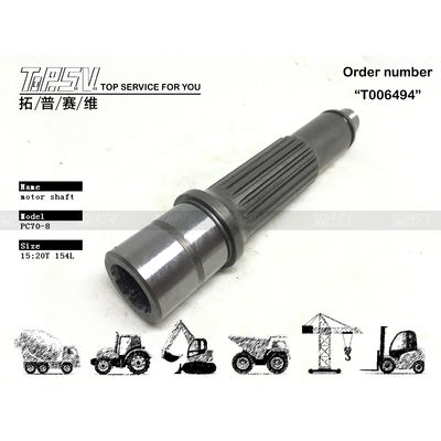 TZ110D2002-00 Alta Durabilidade PC70-8 Excavadora Viagem Peças de eixo do motor para oficinas de reparação de máquinas Construção