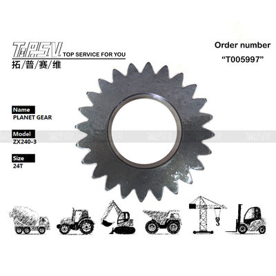 3103052 Instalação de malha de engrenagem ZX240-3 Viagem de escavadeira 2 estágios engrenagem planetária com material de aço e número de dentes ideal
