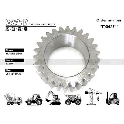 7I-7784 Técnica de forja E312 Escavação balanço 2 estágio engrenagem planetária com material de aço e visualização de imagem número de dente