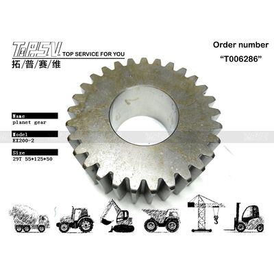 Fundação de Construção de Engenharia Rodoviária EX200-2 Excavadora Viagem 3 Etapas Engrenagem Planetária com longa vida útil
